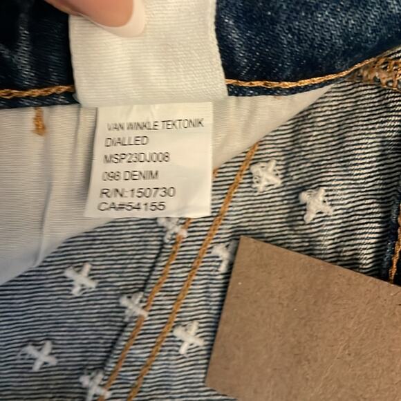 Ksubi Van Winkle Tektonik Skinny Jeans Distressed Size 30 Streetwear - Picture 5 of 9